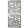 Uttermost Alita Set of Two 21" Square Metal Wall Art