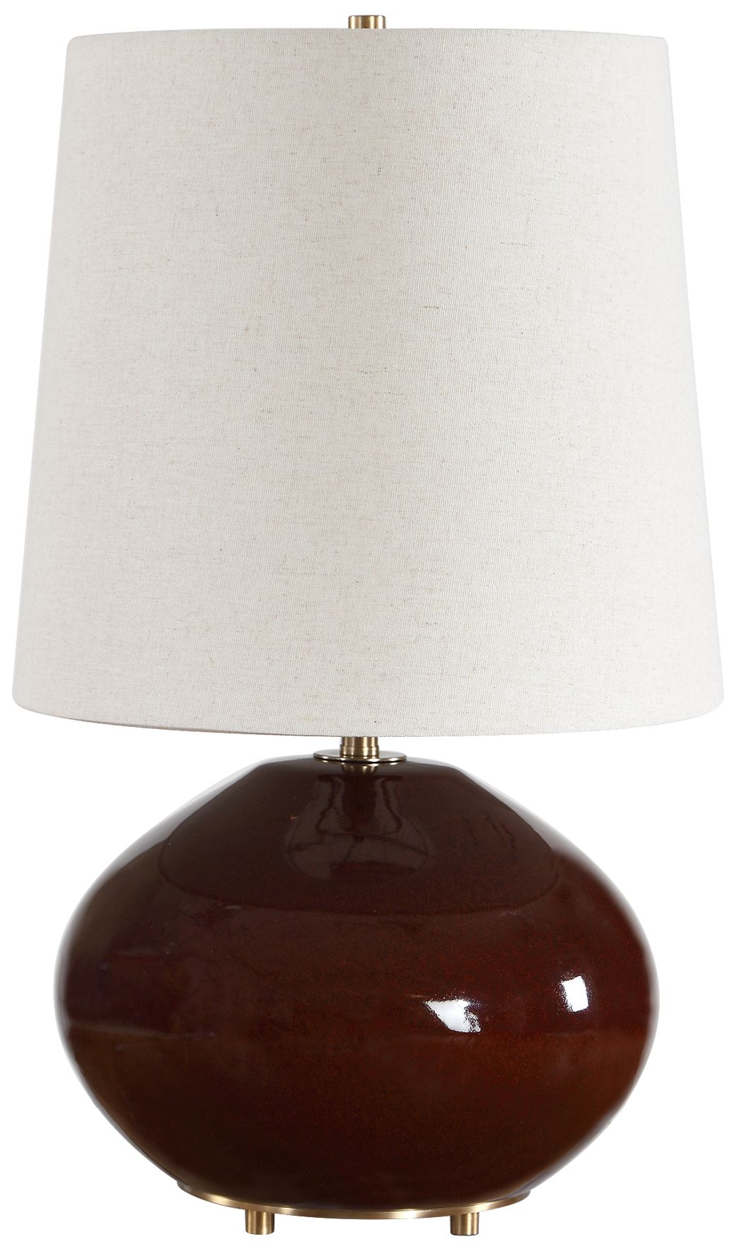 Image 4 Uttermost Allemand 19 3/4" Dark Ruby Ceramic Table Lamp more views