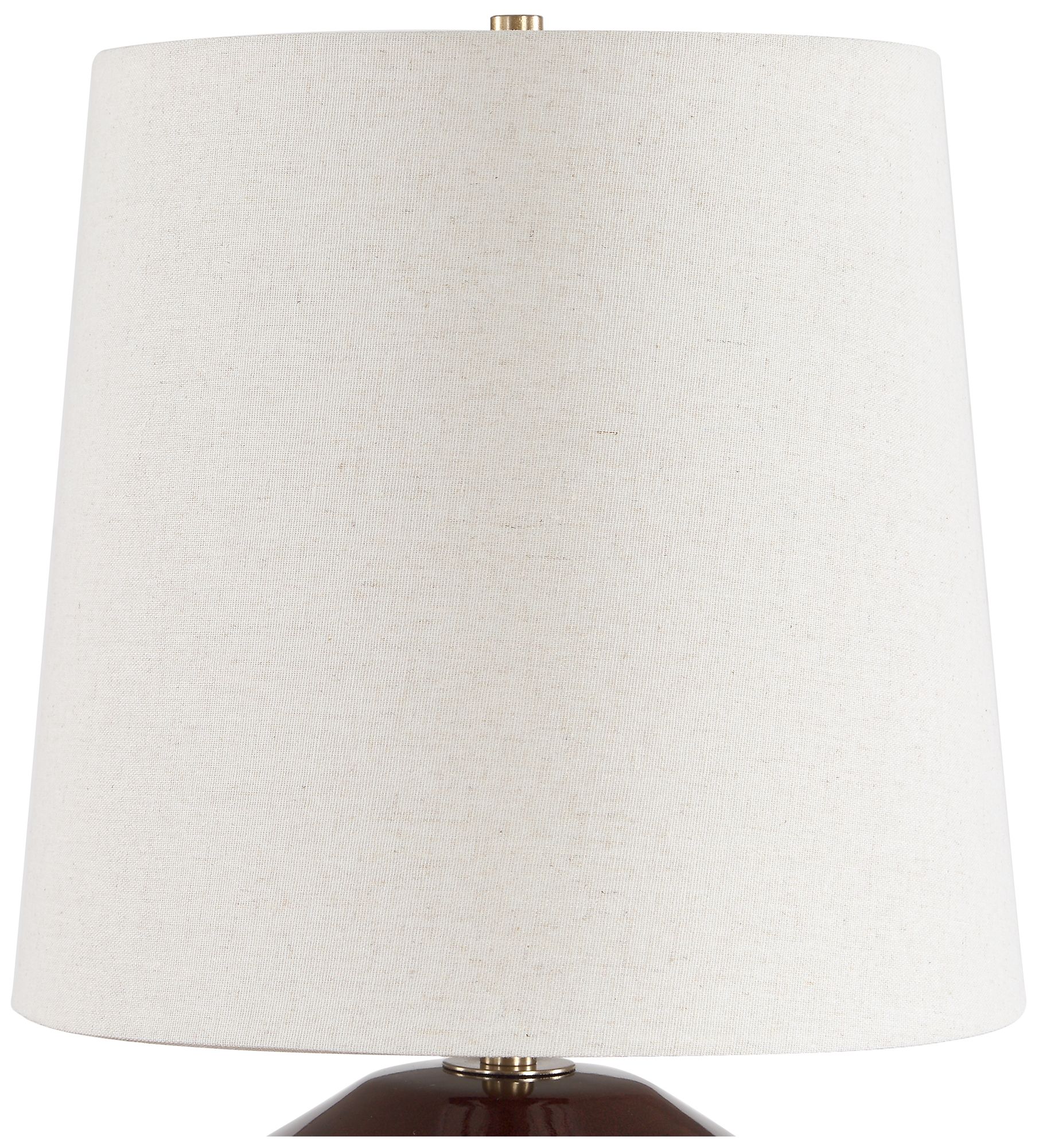Image 5 Uttermost Allemand 19 3/4" Dark Ruby Ceramic Table Lamp more views