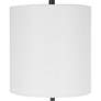 6_Uttermost Alliance 32 1/2" White Marble Black Iron Buffet Table Lamp more views