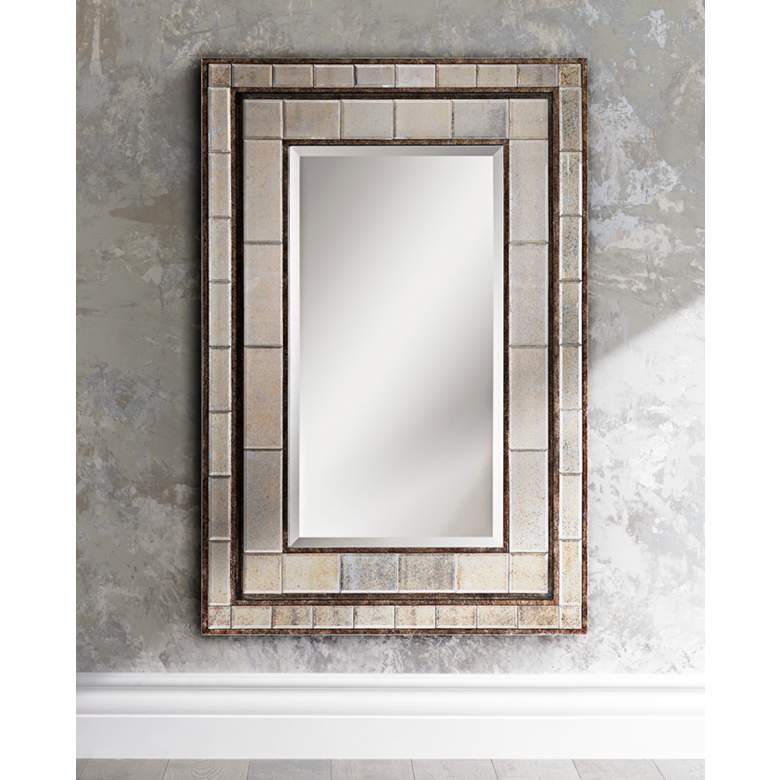 Image 1 Uttermost Almont 34 inch x 50 inch Wall or Floor Mirror