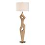 Uttermost Almyra 65 1/4" Wood Floor Lamp