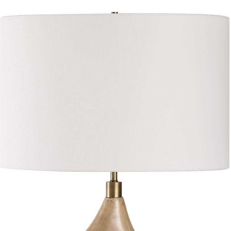 Image 5 Uttermost Almyra 65 1/4" Wood Floor Lamp more views