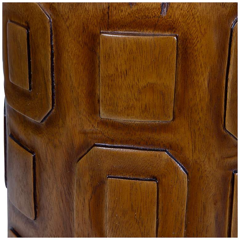 Image 6 Uttermost Alson 14" Wide Suar Wood Round Accent Table more views