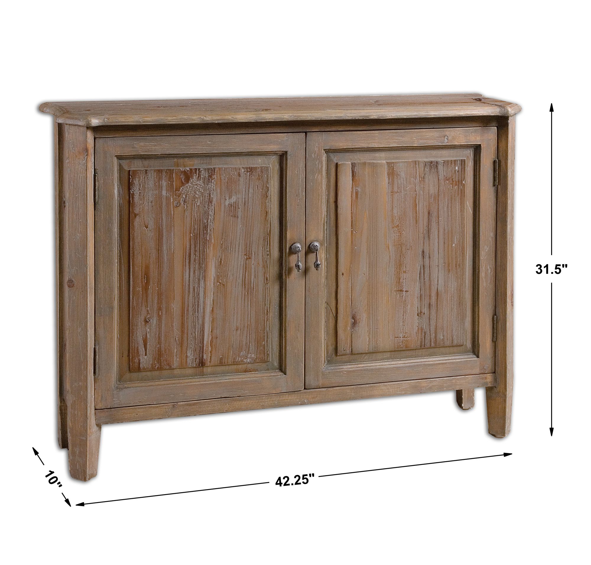Image 4 Uttermost Altair Reclaimed Wood Console more views