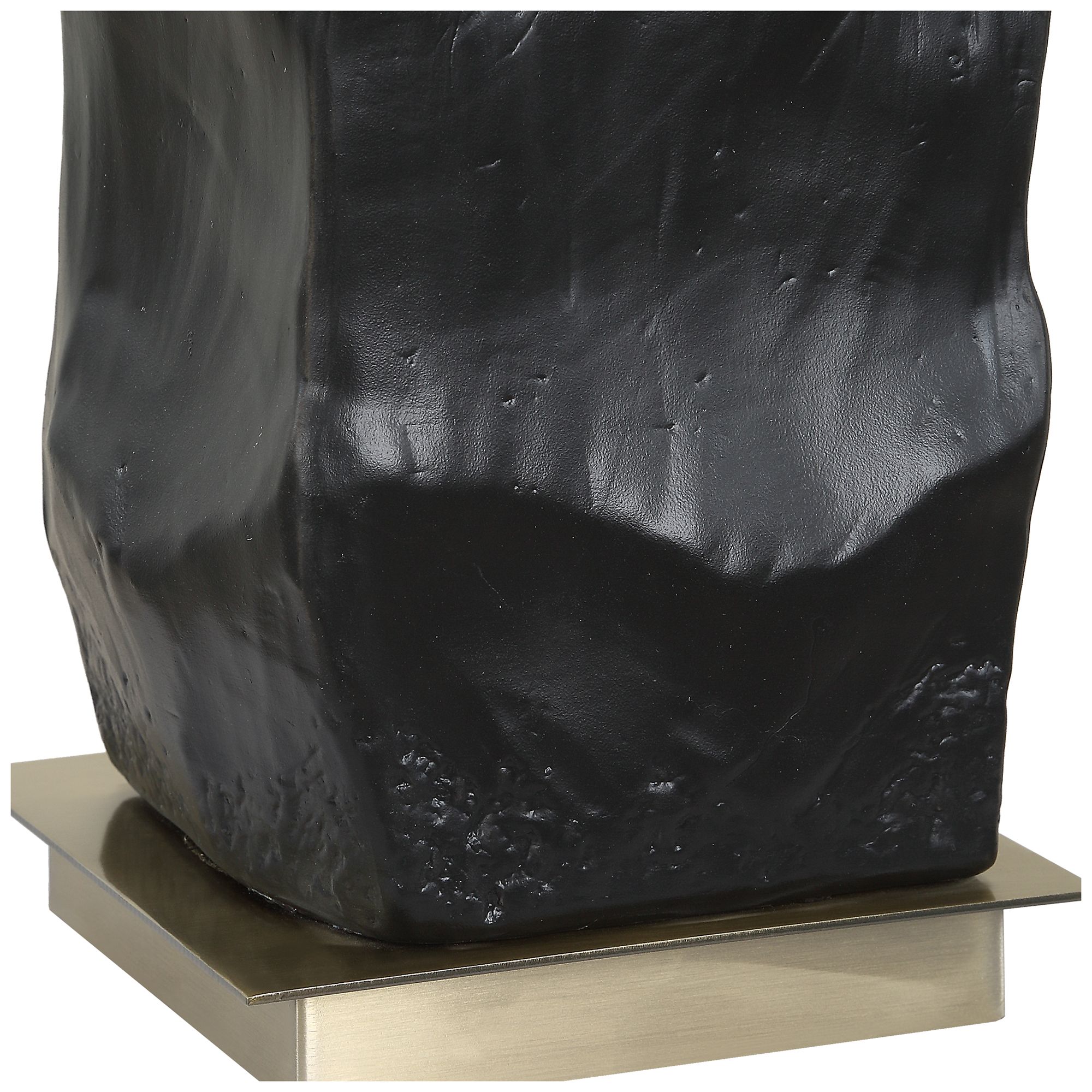 Image 5 Uttermost Altaria 33" Black Ceramic Table Lamp more views