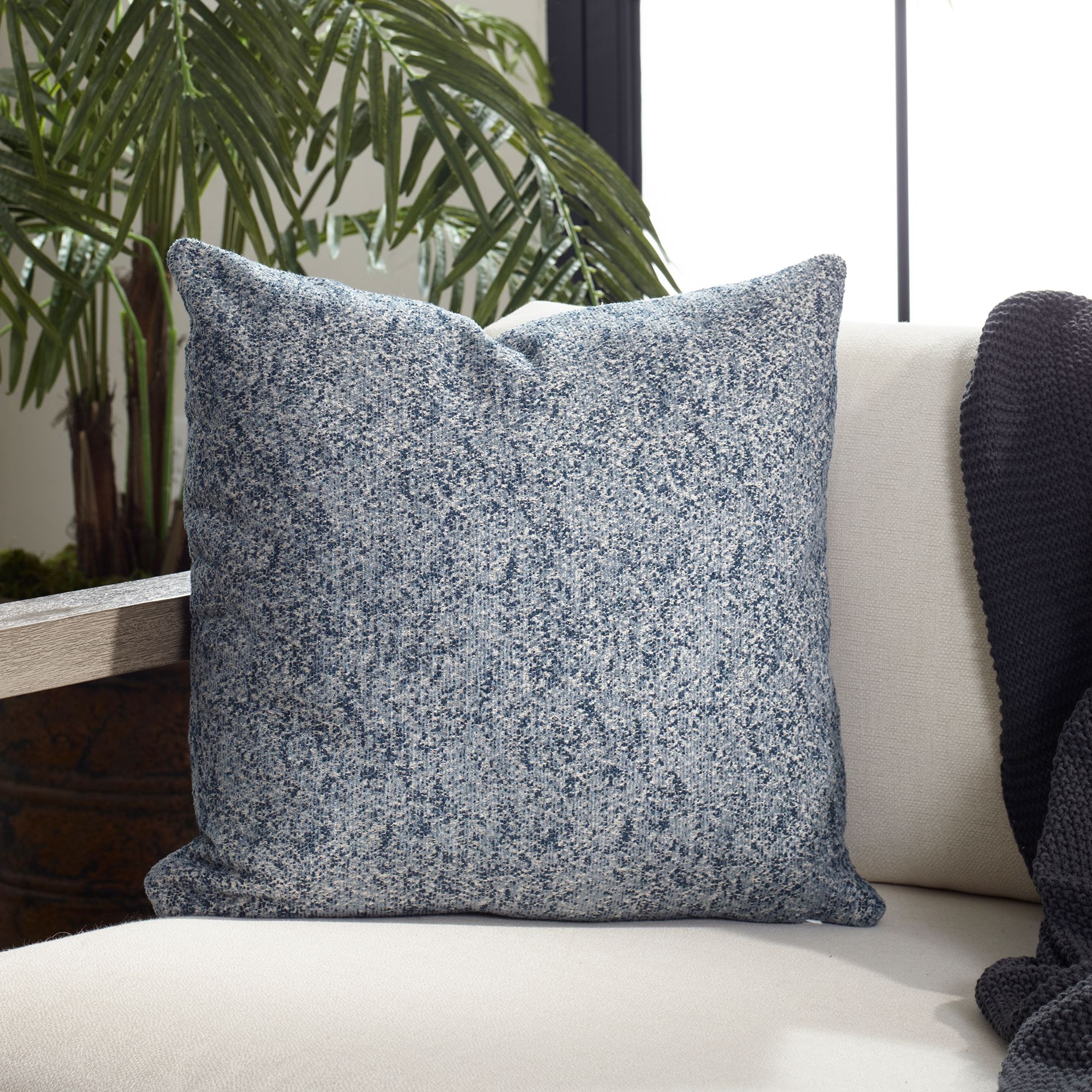 Image 4 Uttermost Alternative Indigo 20" Square Outdoor Pillow more views