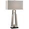 Uttermost Alvar 32" High Antiqued Nickel Plated Table Lamp