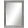 Uttermost Alwin Silver Leaf 29 1/2" x 41 1/2" Wall Mirror