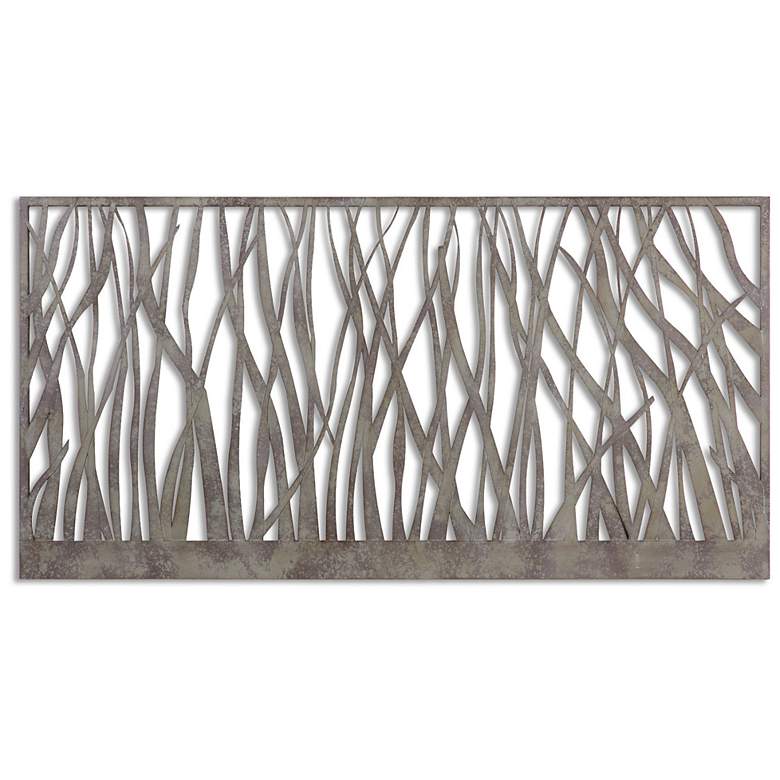 Image 2 Uttermost Amadahy 60 inch Wide Abstract Metal Wall Art