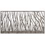 Uttermost Amadahy 60" Wide Abstract Metal Wall Art