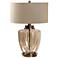 Uttermost Amadore Light Amber Glass Table Lamp