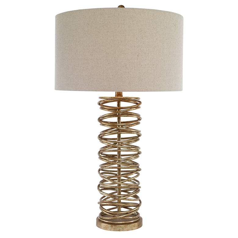Image 4 Uttermost Amarey 30" Metal Rings Modern Column Table Lamp more views