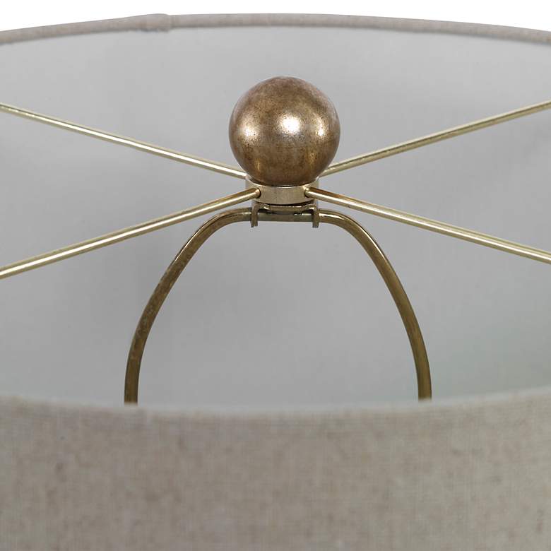 Image 5 Uttermost Amarey 30" Metal Rings Modern Column Table Lamp more views