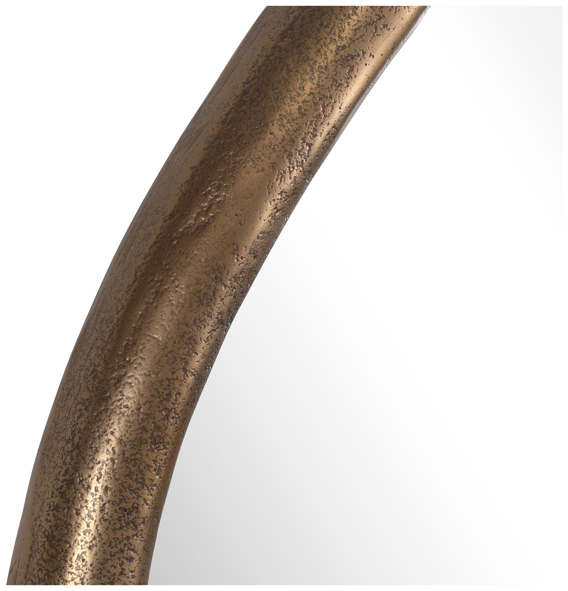 Image 2 Uttermost Ambrose Indoor-Outdoor 39" Cast Aluminum Round Mirror more views