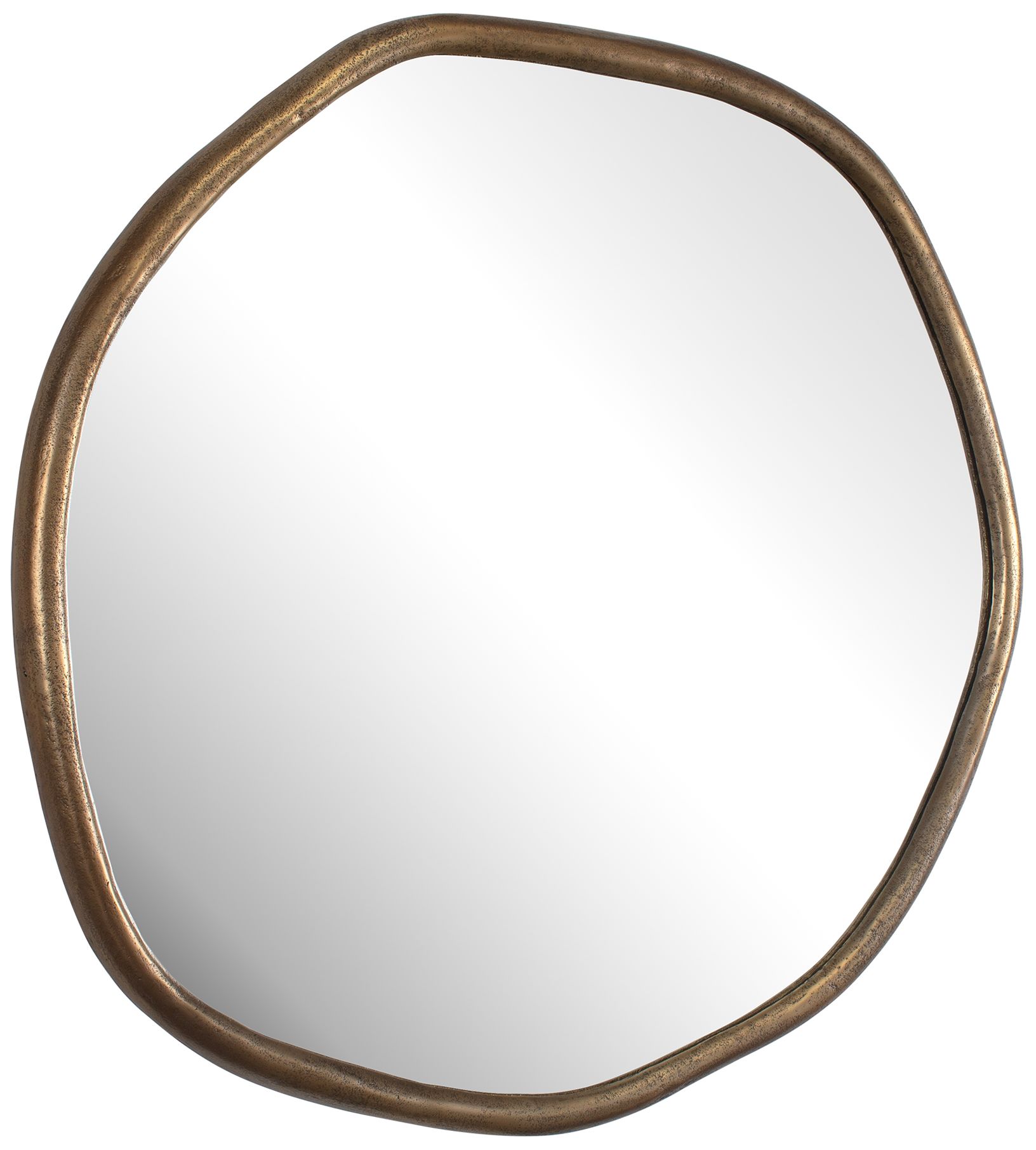 Image 4 Uttermost Ambrose Indoor-Outdoor 39" Cast Aluminum Round Mirror more views