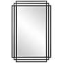 2_Uttermost Amherst 36 1/2" x 23 3/4" Matte Black Metal Wall Mirror