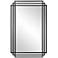Uttermost Amherst 36 1/2" x 23 3/4" Matte Black Metal Wall Mirror
