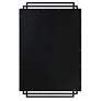 6_Uttermost Amherst 36 1/2" x 23 3/4" Matte Black Metal Wall Mirror more views