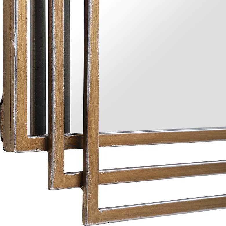 Image 7 Uttermost Amherst Brushed Gold 23 3/4" x 36 1/2" Wall Mirror more views