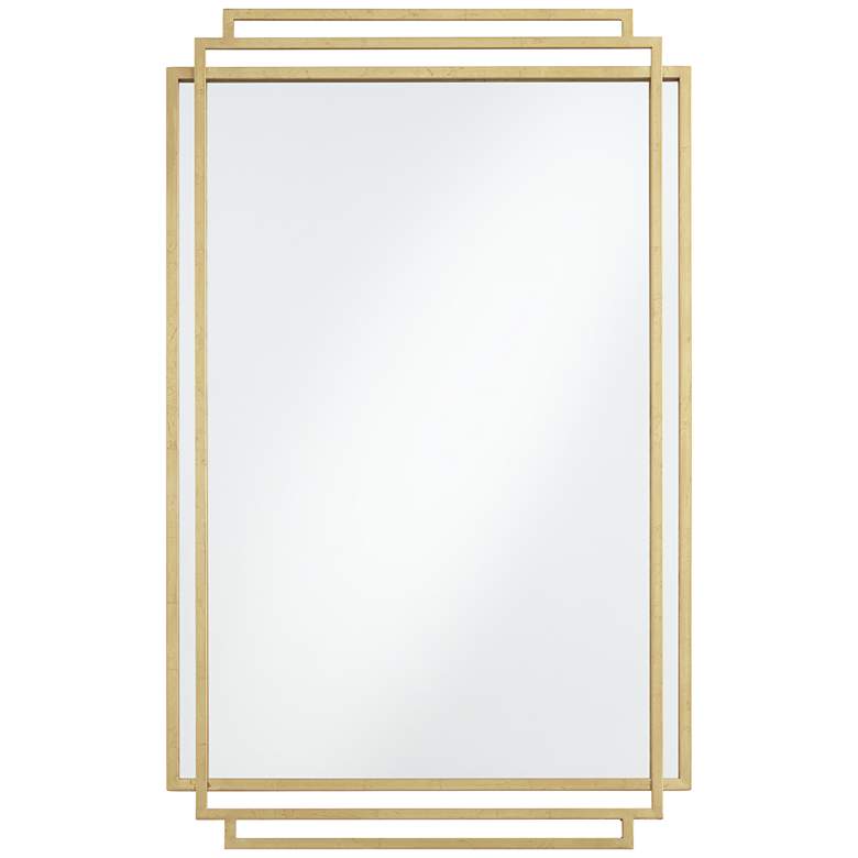 Image 2 Uttermost Amherst Brushed Gold 24" x 38 1/2" Wall Mirror