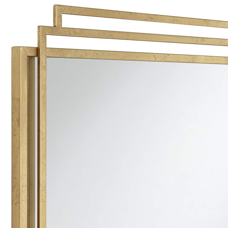 Image 3 Uttermost Amherst Brushed Gold 24" x 38 1/2" Wall Mirror more views