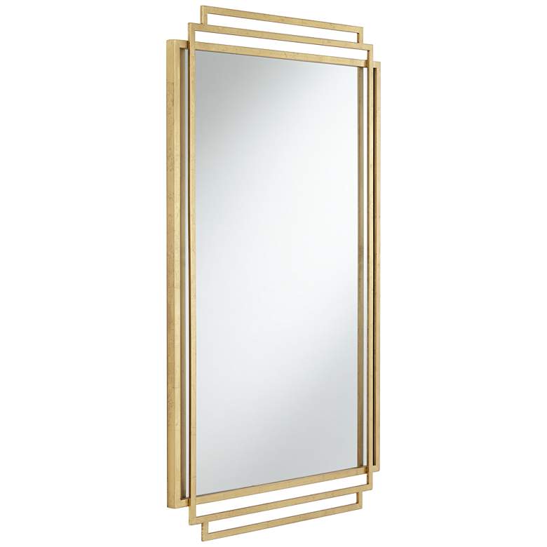 Image 6 Uttermost Amherst Brushed Gold 24" x 38 1/2" Wall Mirror more views
