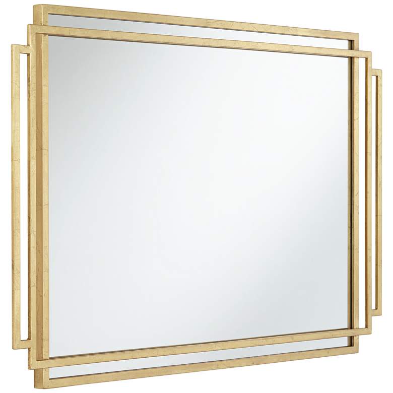 Image 7 Uttermost Amherst Brushed Gold 24" x 38 1/2" Wall Mirror more views