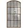 Uttermost Amiel 82" x 42 1/4" Maple Wash Arch Large Floor Mirror