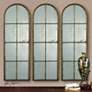 4_Uttermost Amiel Maple Brown 17" x 50" Arch Top Wall Mirror more views