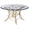 Uttermost Amoret 36" Wide Gold Leaf Branch Coffee Table