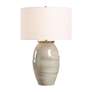 2_Uttermost Amos 25 3/4" Light Gray Glaze Ceramic Table Lamp