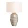 Uttermost Amos 25 3/4" Light Gray Glaze Ceramic Table Lamp
