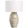5_Uttermost Amos 25 3/4" Light Gray Glaze Ceramic Table Lamp more views