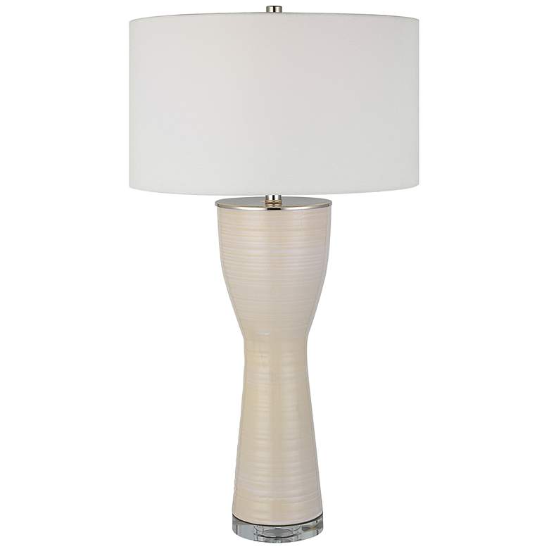 Image 2 Uttermost Amphora Off-White Ceramic Table Lamp