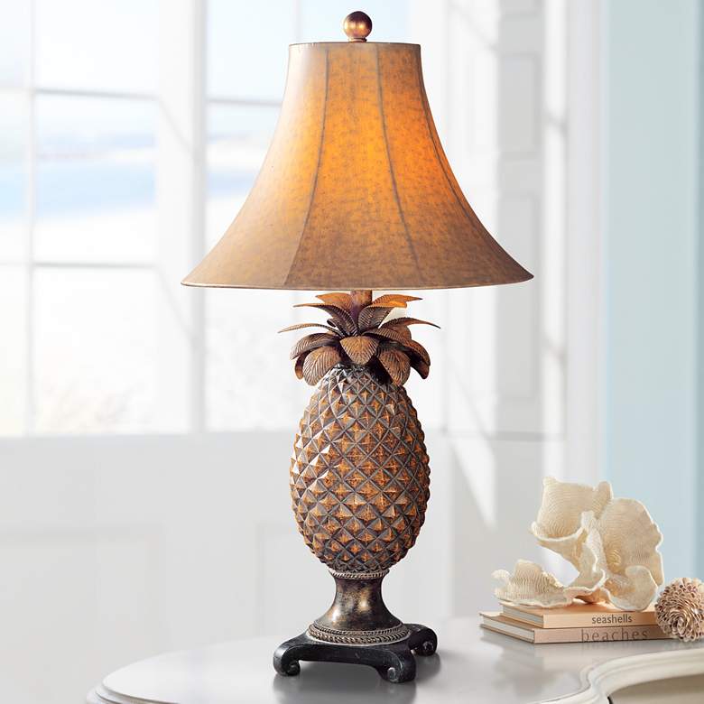 Image 1 Uttermost Anana Pineapple Table Lamp