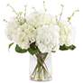 2_Uttermost Anastasia 11" Hydrangea Centerpiece
