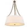 2_Uttermost Andalucia 24" Wide Gold and White 4-Light Pendant