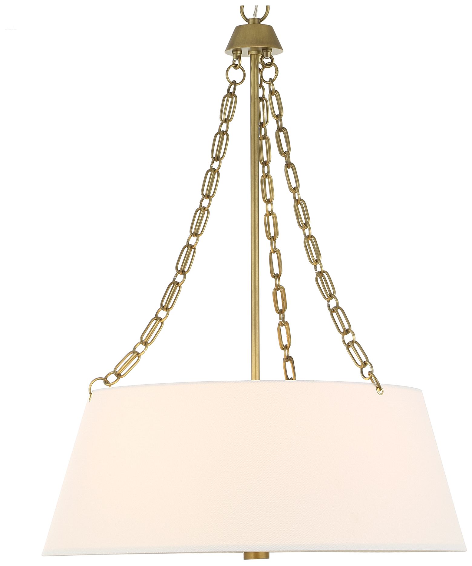 Image 3 Uttermost Andalucia 24" Wide Gold and White 4-Light Pendant more views