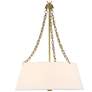 3_Uttermost Andalucia 24" Wide Gold and White 4-Light Pendant more views