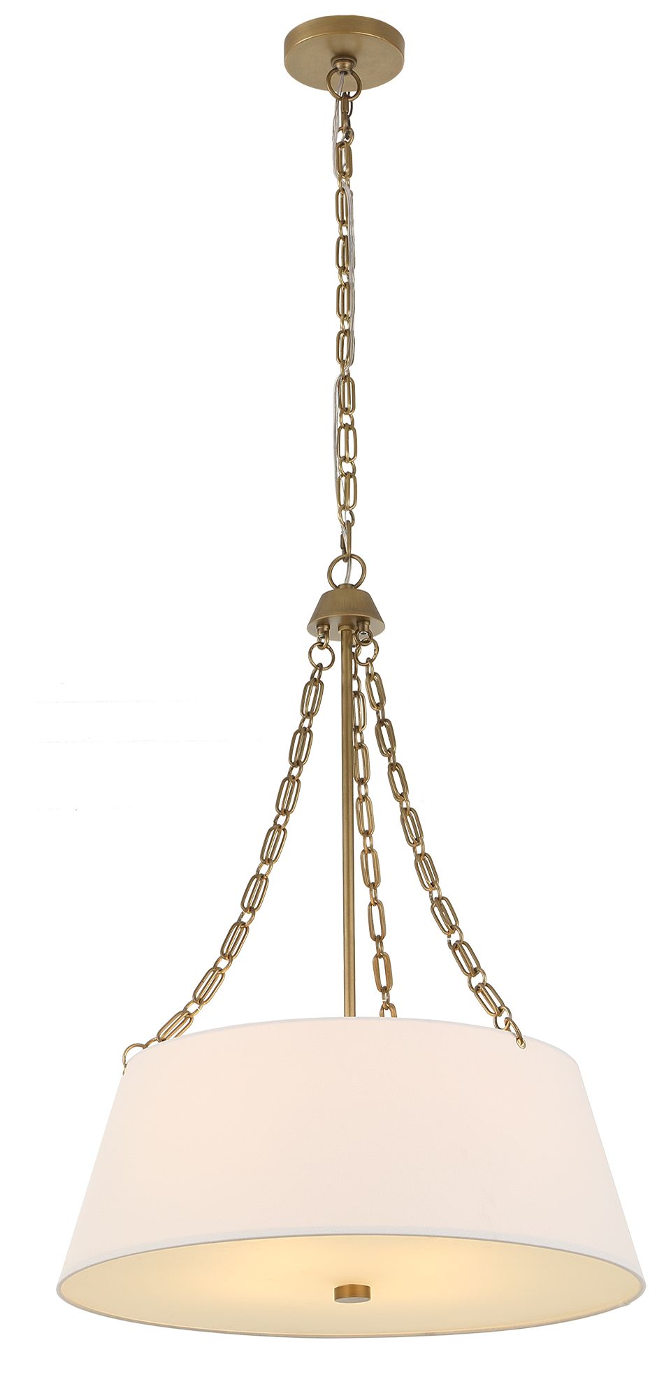 Image 4 Uttermost Andalucia 24" Wide Gold and White 4-Light Pendant more views