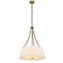4_Uttermost Andalucia 24" Wide Gold and White 4-Light Pendant more views