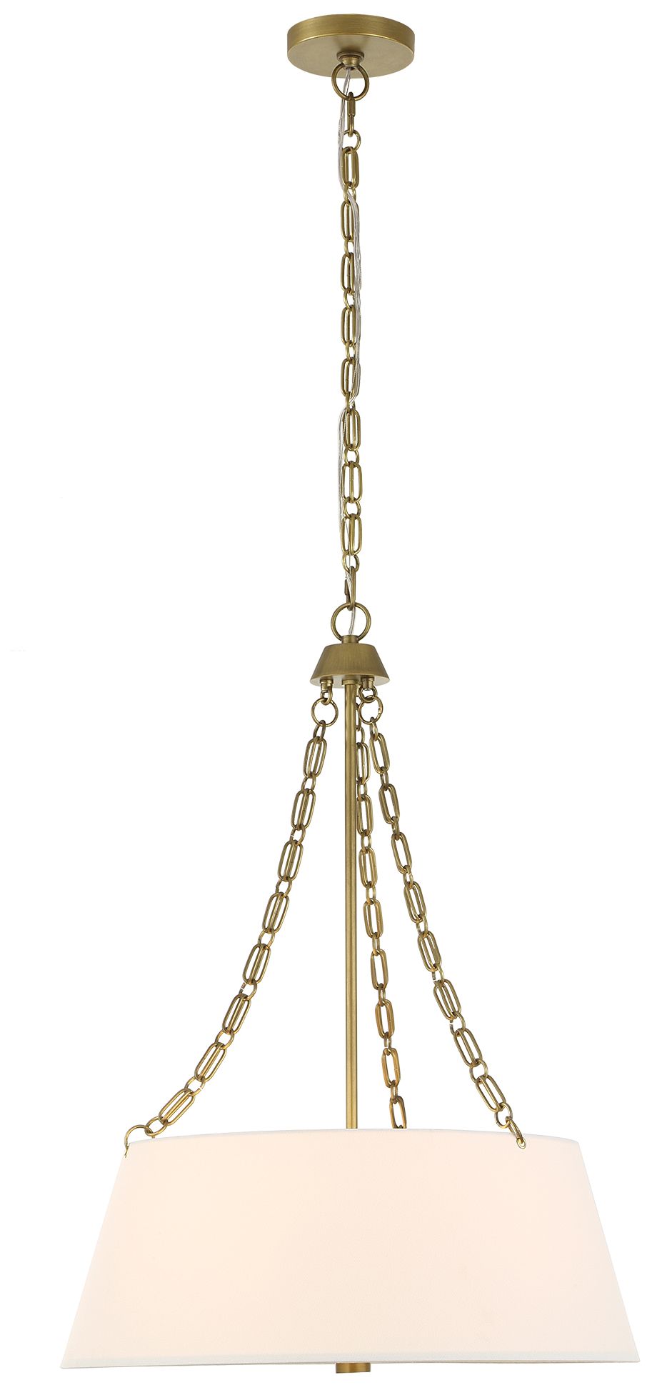 Image 5 Uttermost Andalucia 24" Wide Gold and White 4-Light Pendant more views