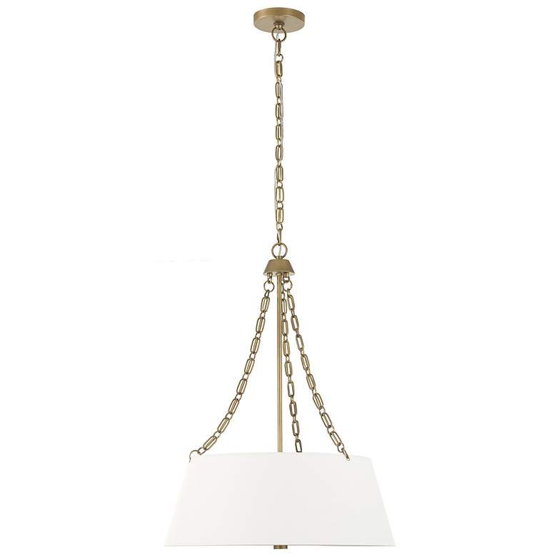 Image 6 Uttermost Andalucia 24" Wide Gold and White 4-Light Pendant more views