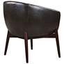 Uttermost Anders Onyx Faux Leather Accent Chair