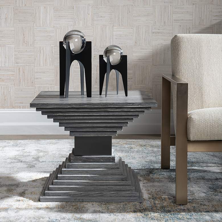Image 1 Uttermost Andes Wooden Geometric Accent Table