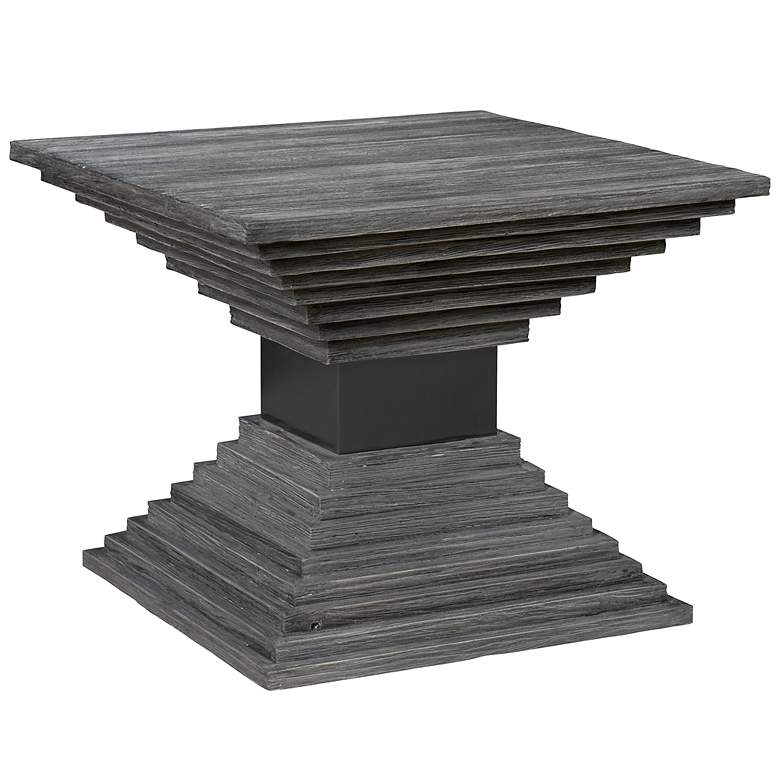 Image 3 Uttermost Andes Wooden Geometric Accent Table more views