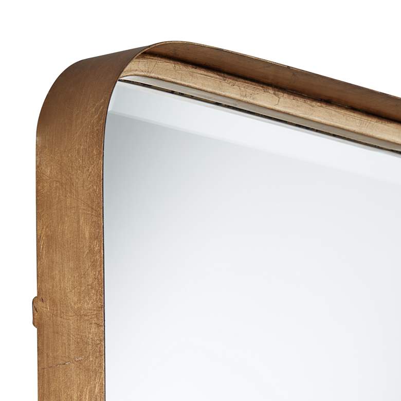 Image 4 Uttermost Andi Gold 24" x 38 1/4" Rounded Edge Mirror more views