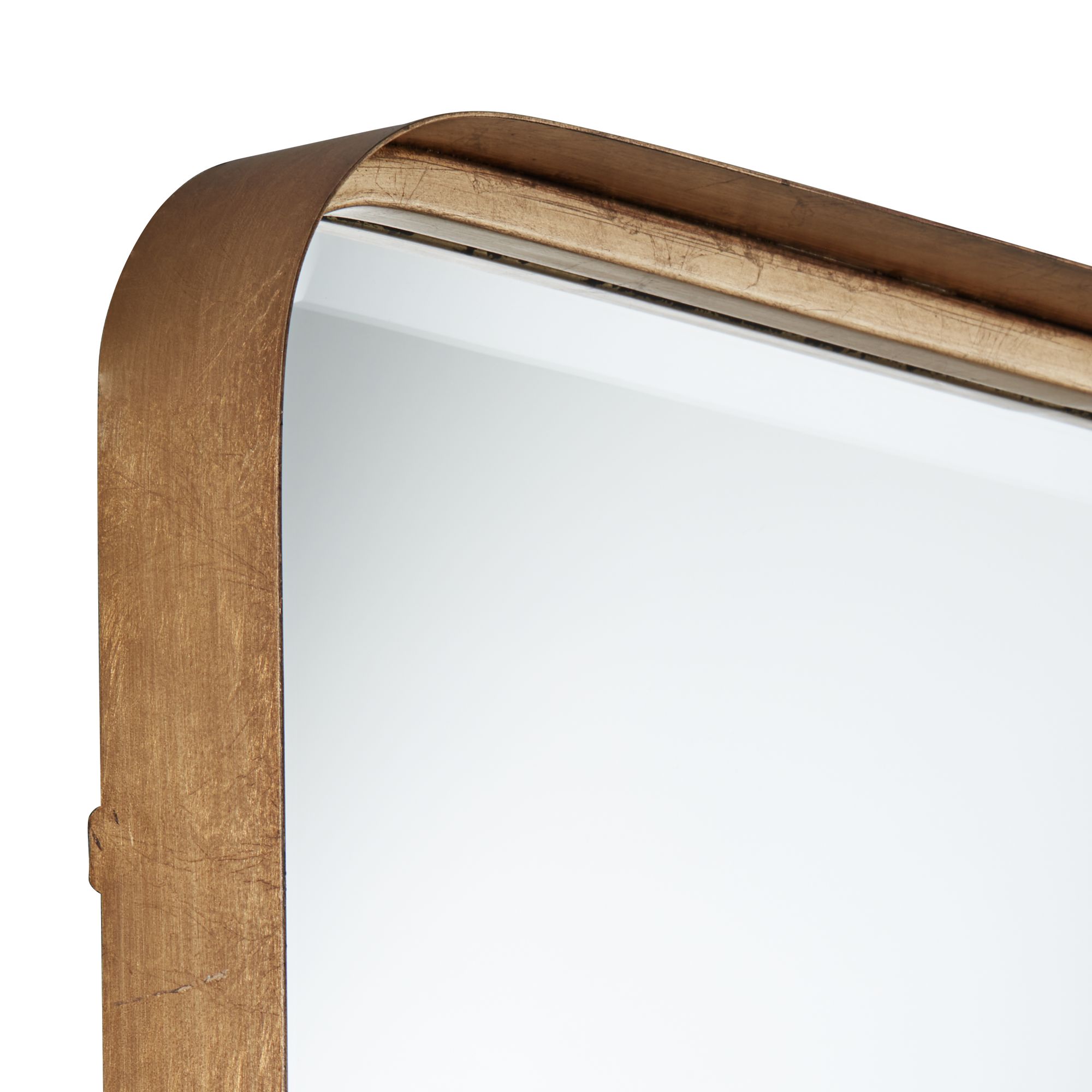 Image 4 Uttermost Andi Gold 24" x 38" Rounded Edge Mirror more views