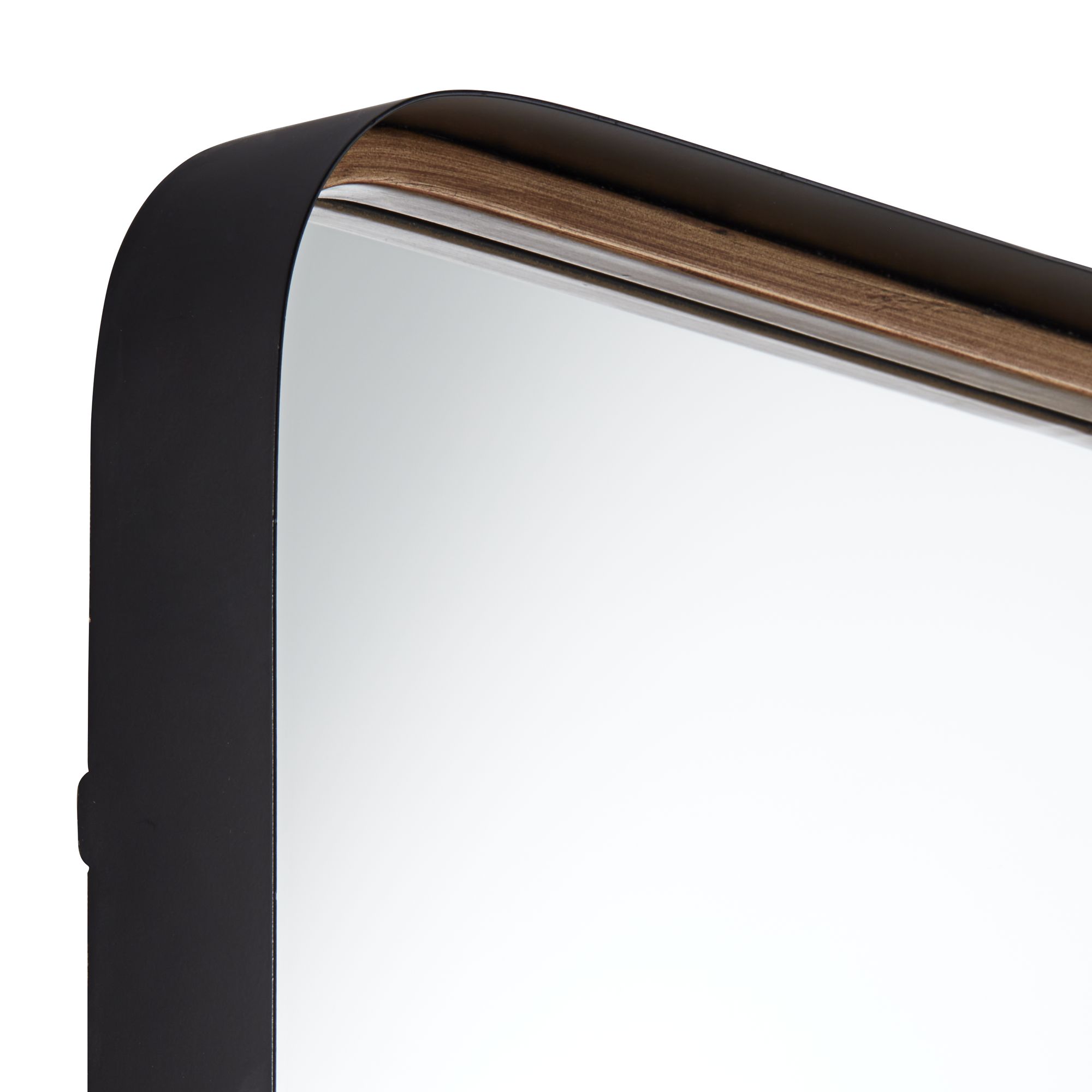 Image 4 Uttermost Andi Gold & Black 24 x 38 Rounded Edge Wall Mirror more views